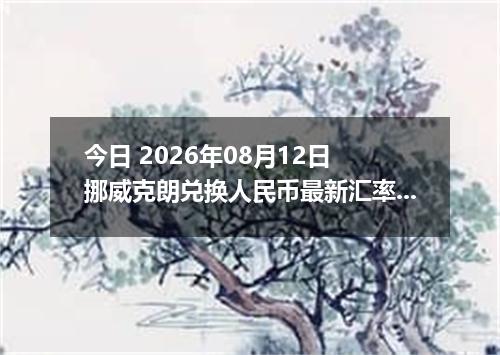 今日 2026年08月12日 挪威克朗兑换人民币最新汇率行情